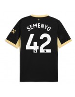 Manchester City Antoine Semenyo #42 Vieraspaita 2026-27 Lyhythihainen